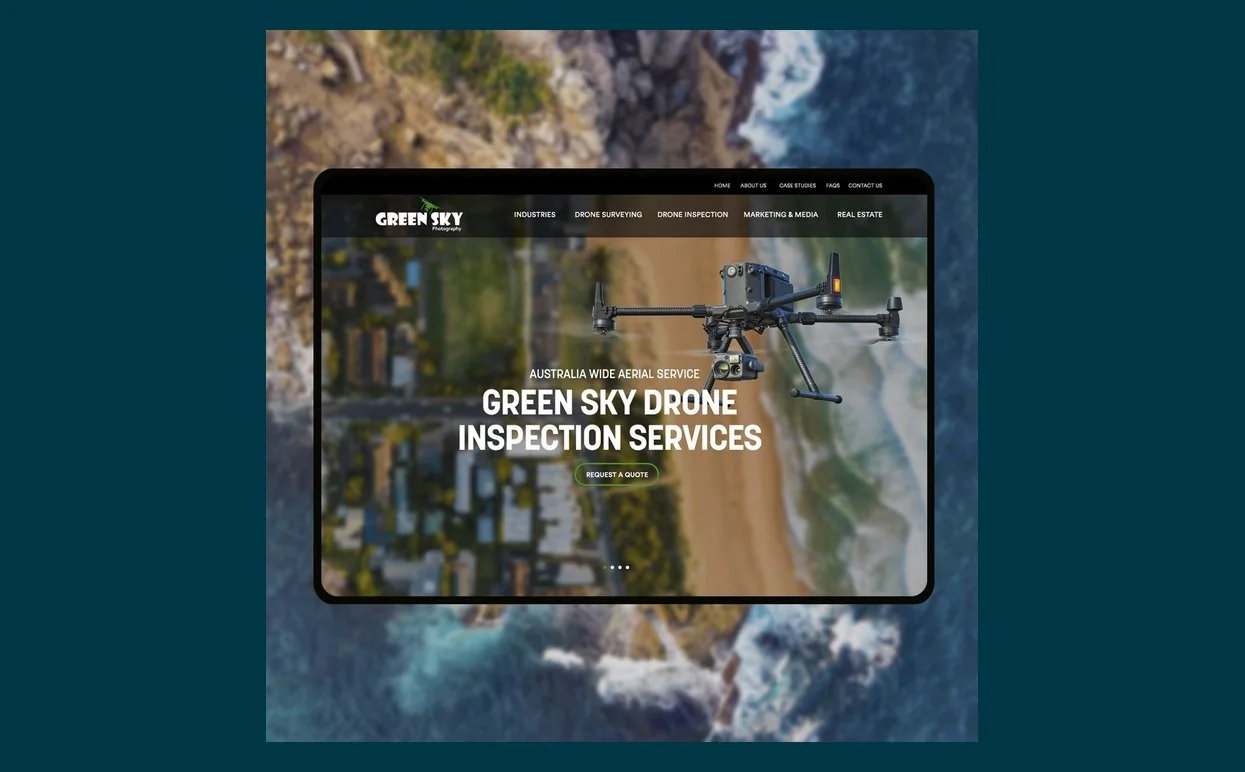 Green Sky Group website by Balar Media Group