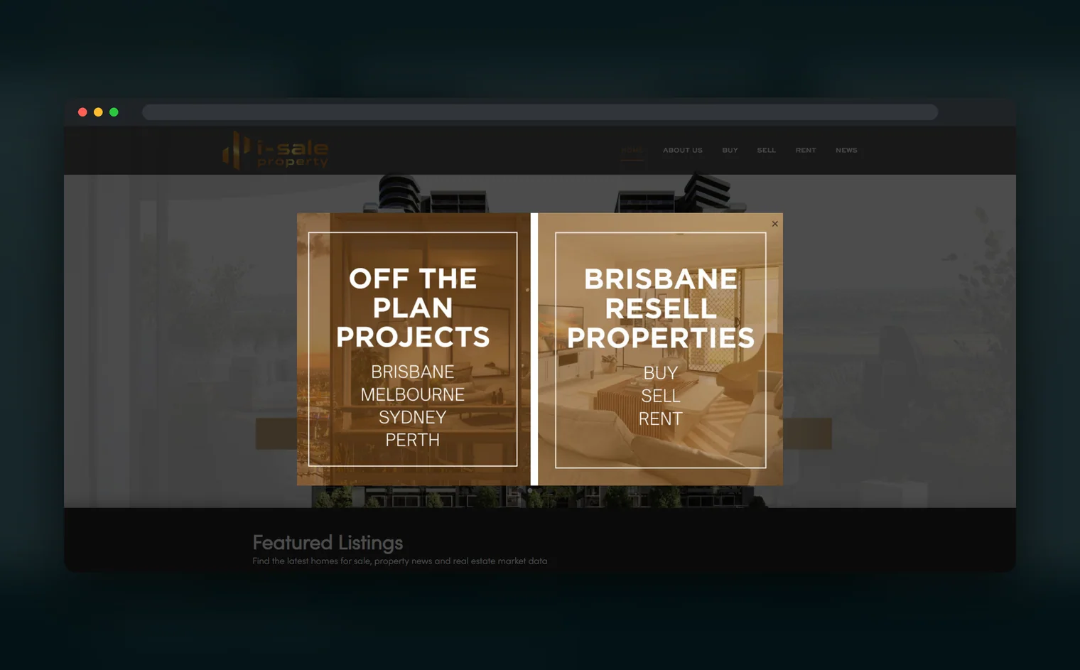 iSale Property website by Balar Media Group