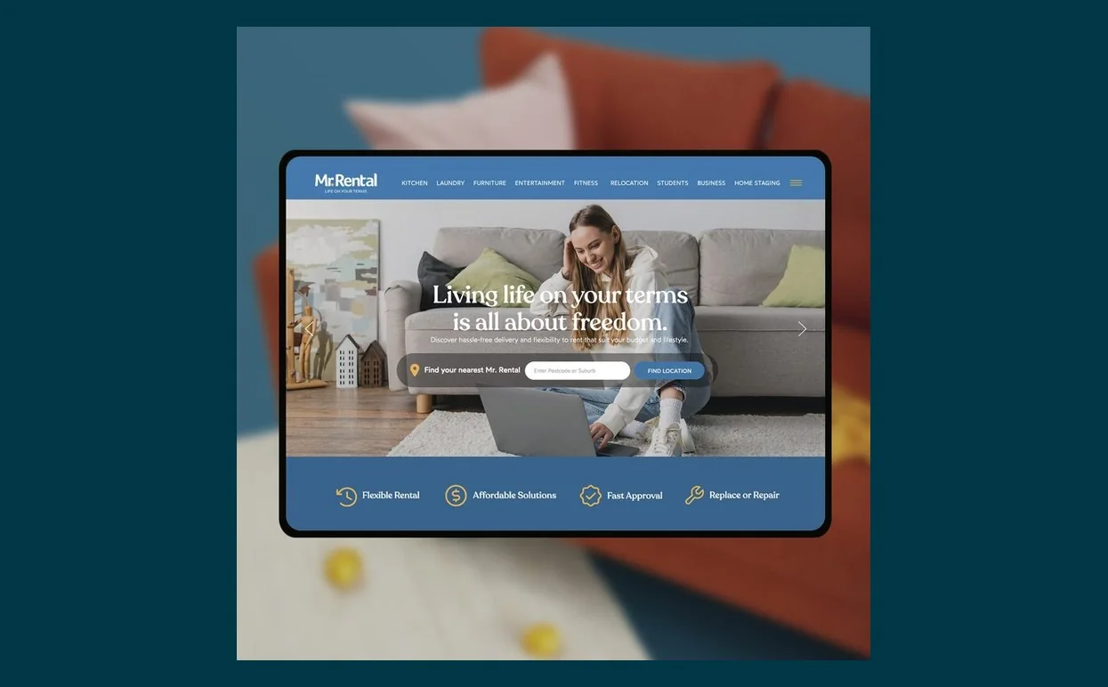 Mr Rental NZ website design by Balar Media Group