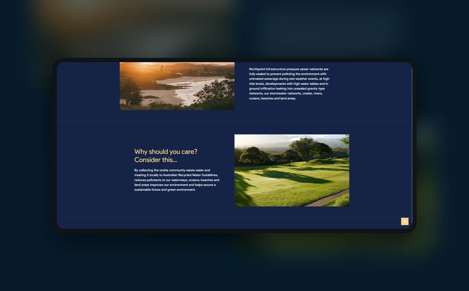 North Point Infrastructure Group website by Balar Media Group, more of the design
