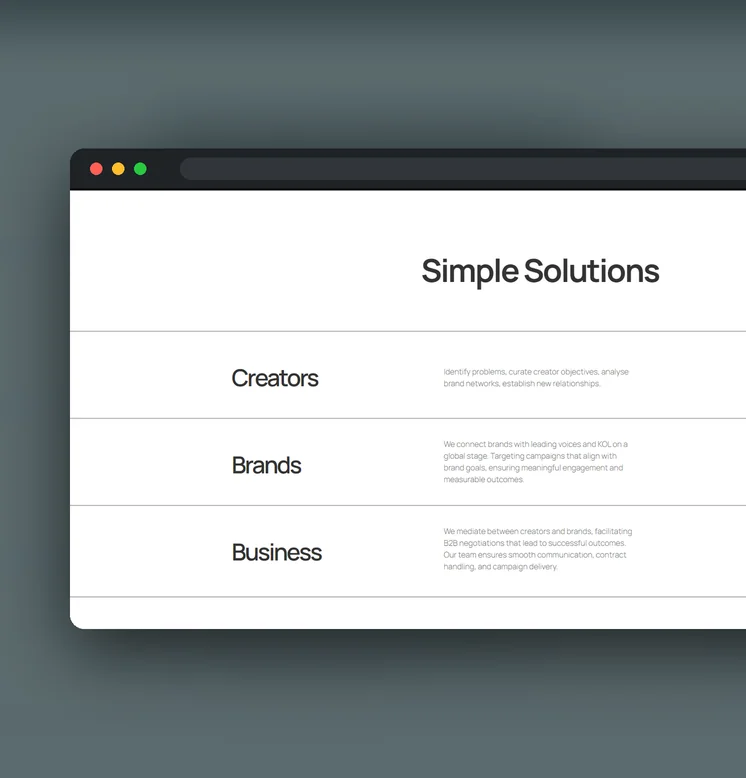 nSentive website by Balar Media Group