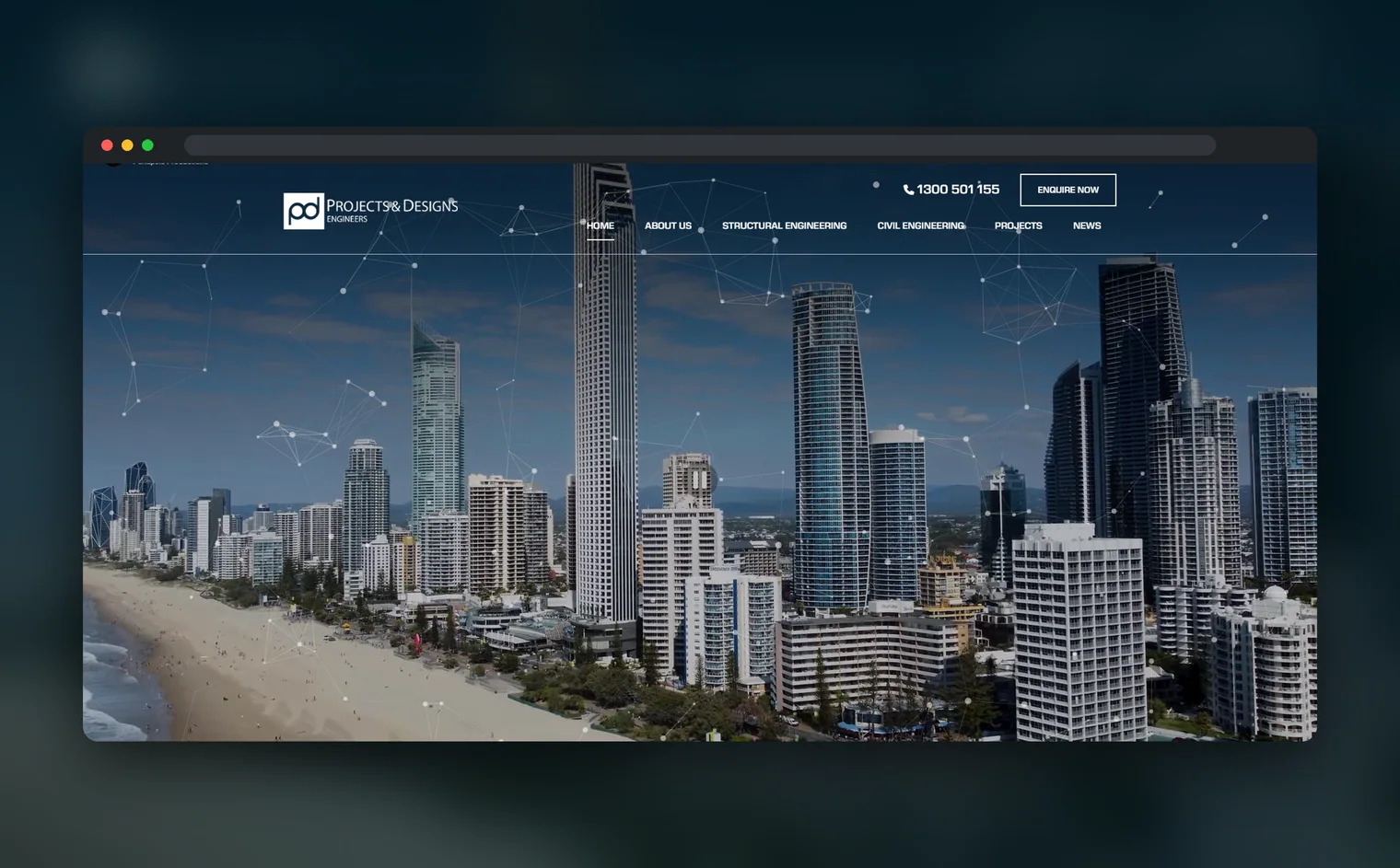 Projects & Designs Engineers website design by Balar Media Group