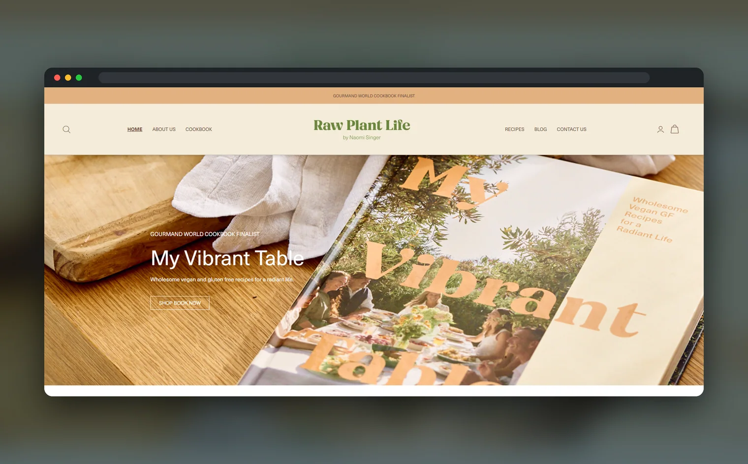 Raw Plant Life website design by Balar Media Group