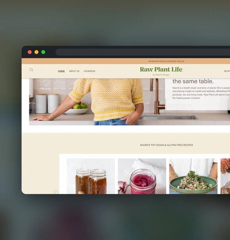 Raw Plant Life website by Balar Media Group