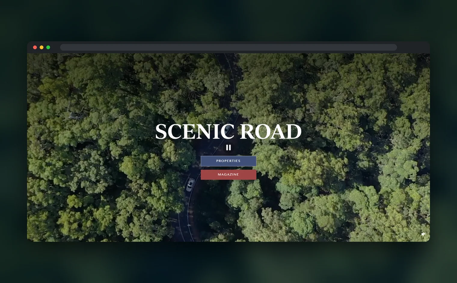 Scenic Road Properties website design by Balar Media Group