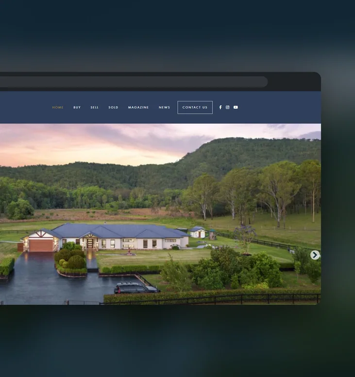 Scenic Road Properties website by Balar Media Group