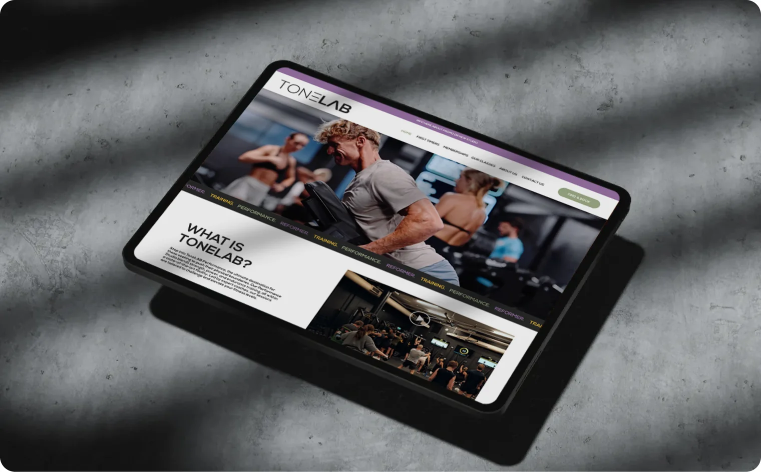 ToneLAB website design by Balar Media Group