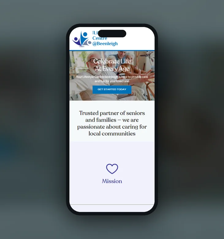 YLC Beenleigh mobile website by Balar Media Group