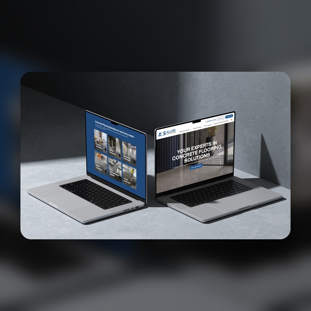 Allure Concrete Solutions website by Balar Media Group