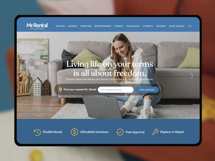Mr Rental NZ website by Balar Media Group